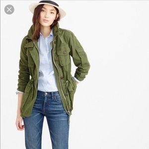 J.Crew olive green utility jacket - MINT!
